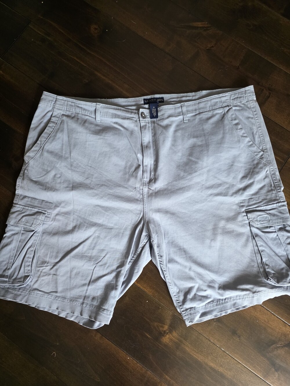U.S. Polo Assn. Light Gray Men's Cargo Shorts Size 54